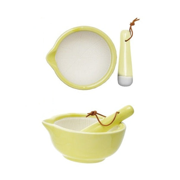 Ceramic Mortar & Pestle - 4 Assorted Colors | Hazel Mazel