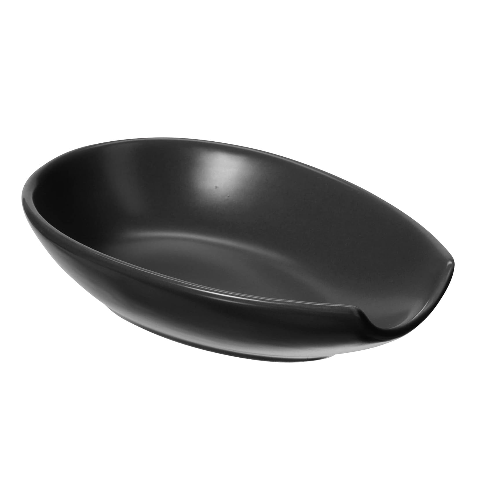 Ceramic Spoon Rest - Black | OGGI