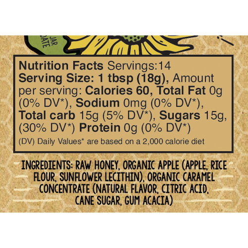 Caramel Apple Creamed Honey 9oz | Messner Bee Farm