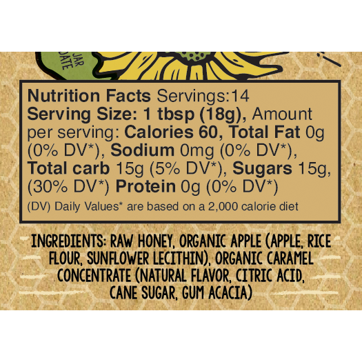 Caramel Apple Creamed Honey 9oz | Messner Bee Farm
