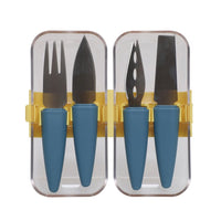Cheese Knives with Container | Hazel Mazel