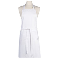 Chef's White Cotton Apron