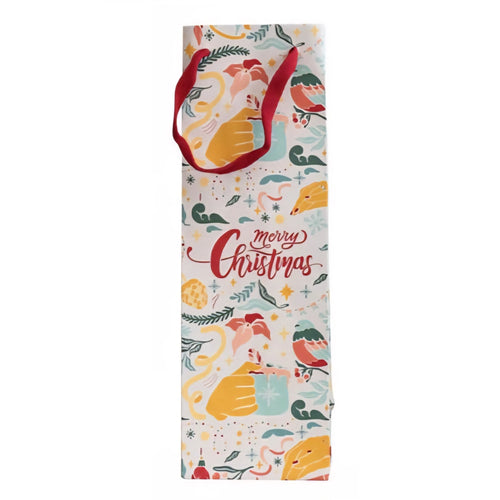 Christmas Wine Bag