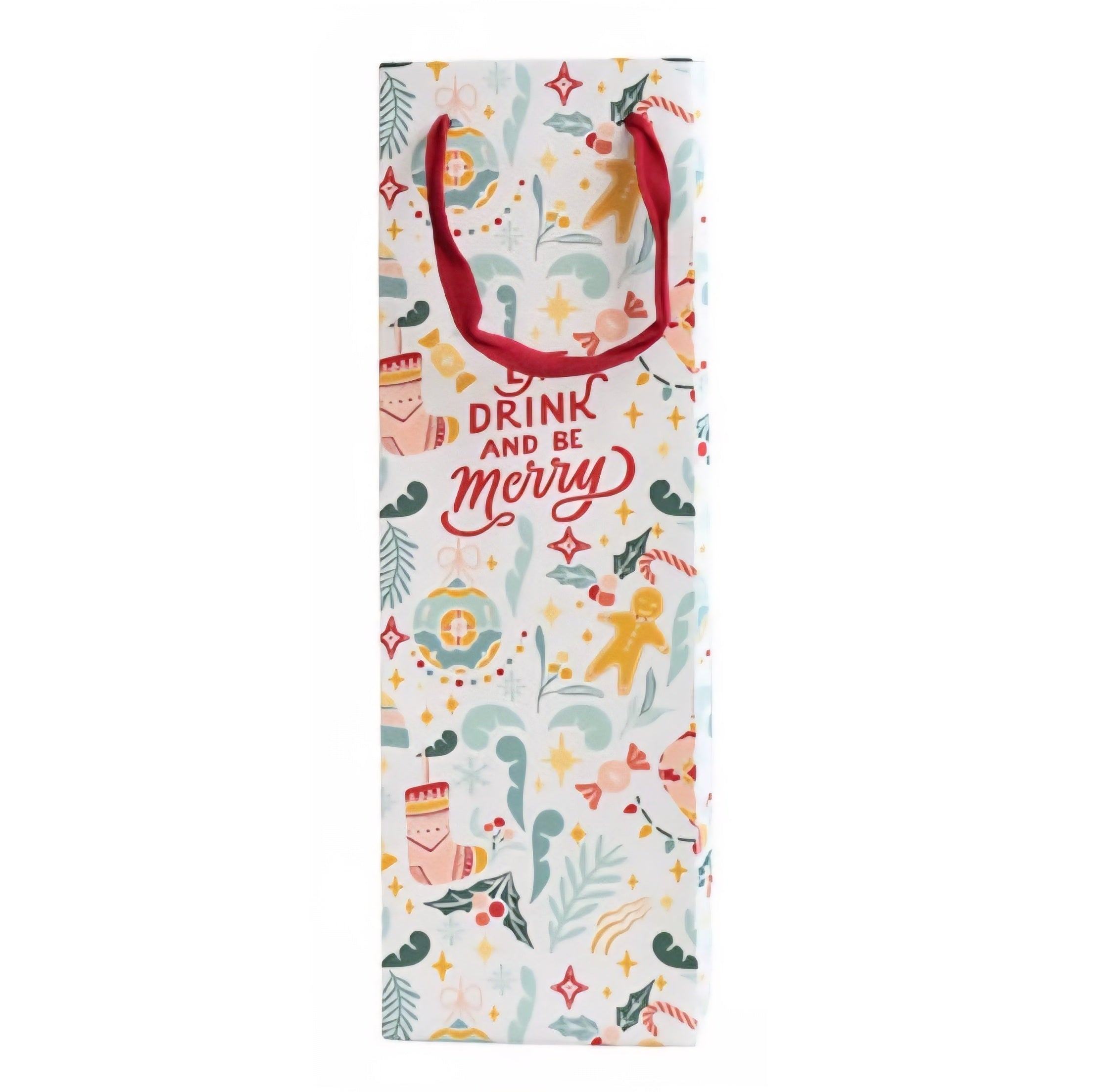 Christmas Wine Bag