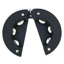 Interior look at a foil cutter on a white background