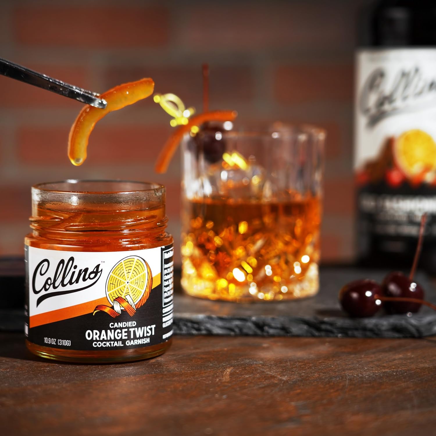 Orange Twist in Syrup | Collins