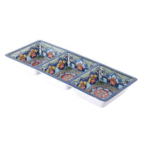 Prepara 3-Section Tray - Blue