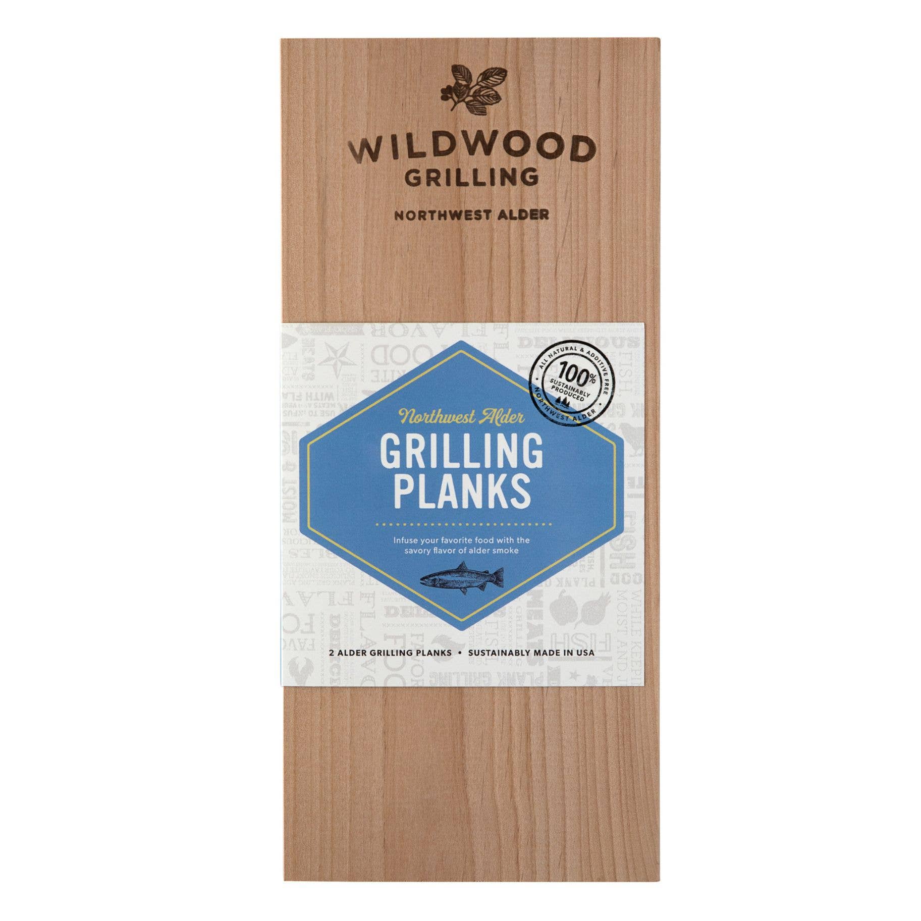 2-Pack of  5"x11" Grilling Planks (3 Flavors Available)