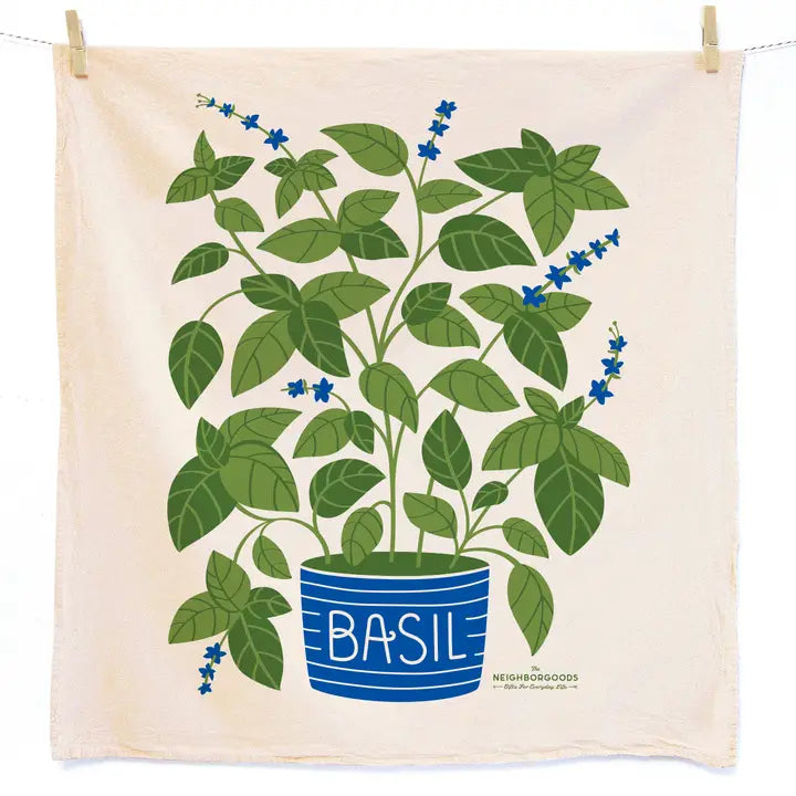 Tomato Basil - Tea Towel Set of 2