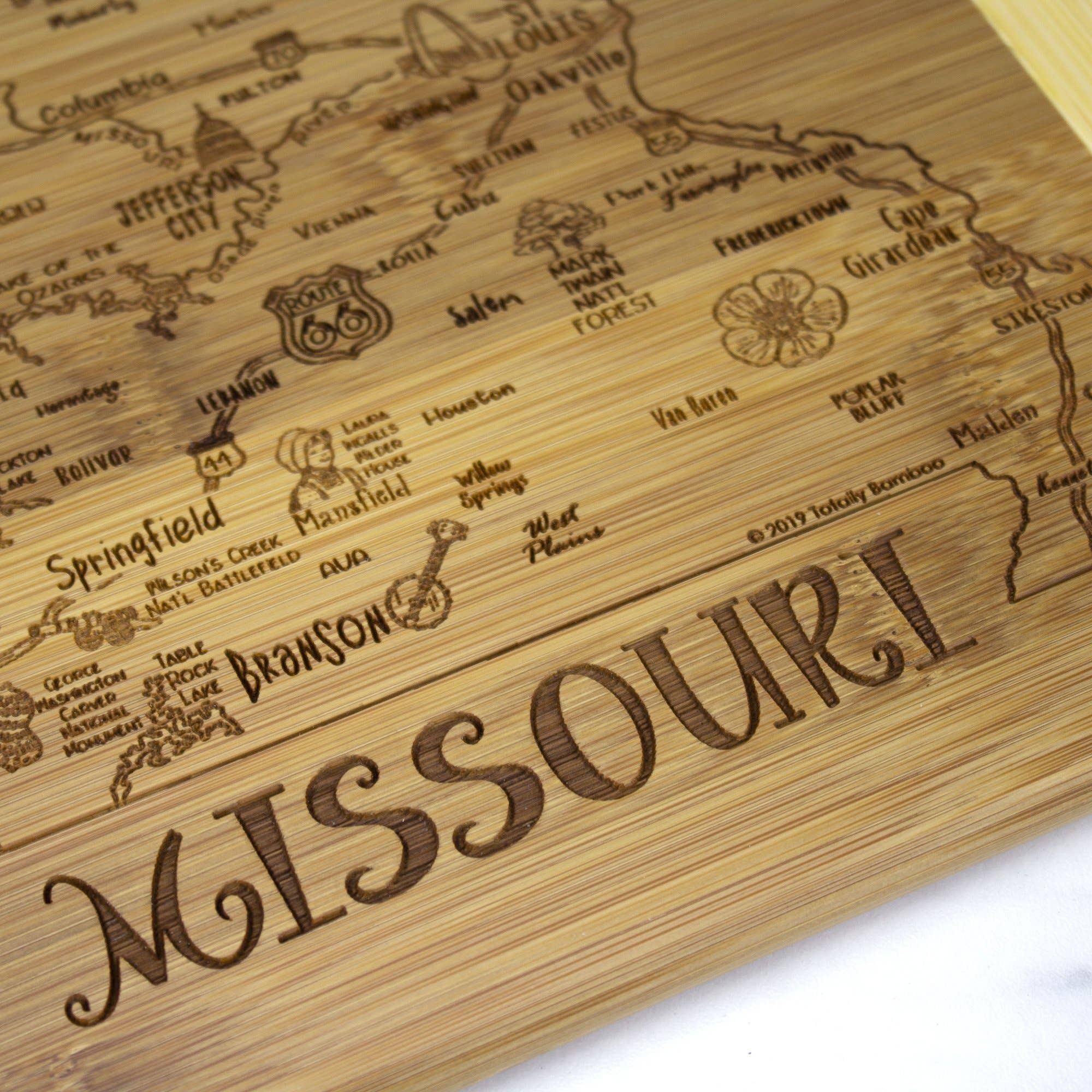 A Slice of Life Missouri Cutting & Charcuterie Board
