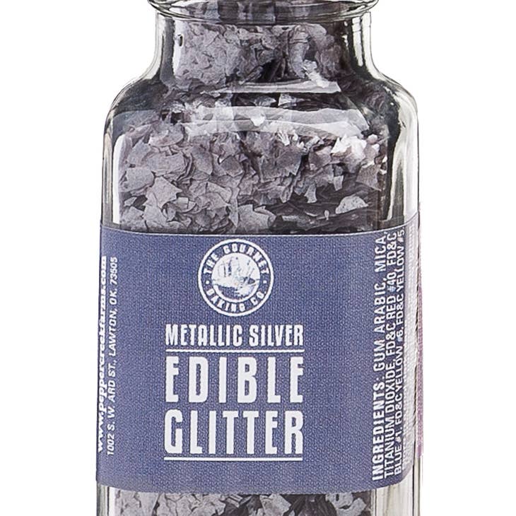 Pepper Creek Farms Edible Glitter (Metallic Silver)