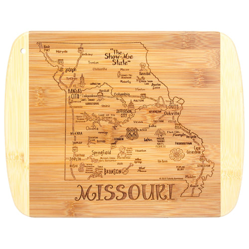 A Slice of Life Missouri Cutting & Charcuterie Board