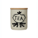 Stoneware Tea Jar with Bamboo Lid