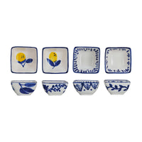 Hand-Painted Stoneware Dish w/ Lemons, 4 Styles