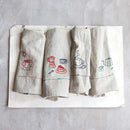 Woven Linen & Cotton Blend Tea Towel, 4 Styles