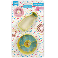 Donut Shoppe 2-piece Donut and Milk Bottle Cookie Cutter Set