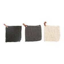 Crochet Pot Holder - 3 Styles