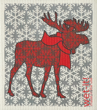 Frosted Moose Swedish Cloth