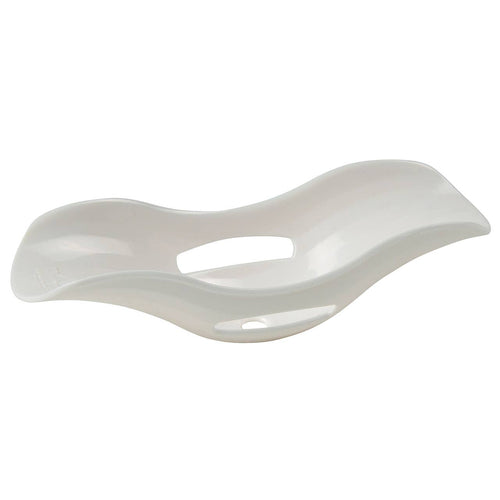 White egg separator on a white background