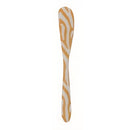 Butter knife with a decorative handle on a white background