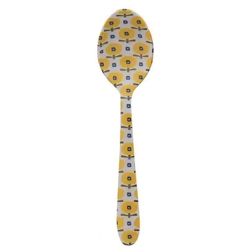 Enameled Floral Print Stainless Steel Spoon | Hazel Mazel