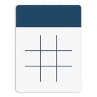 Engravable Dry Erase Board - Tic Tac Toe