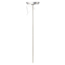 Stainless steel deep fry and candy thermometer on a white background