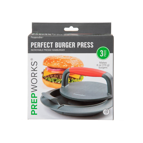 Progressive Burger Press, 3-Piece Set, 4.5-Inch | HIC Kitchen