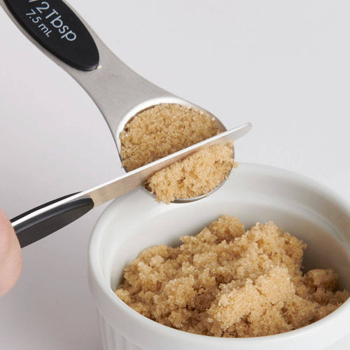 Magnetic Measuring Spoons – Dual-Sided with Leveler
