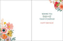 Birthday Greeting Card - Flower Vase