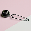 Stainless Steel Tea Strainer - Black