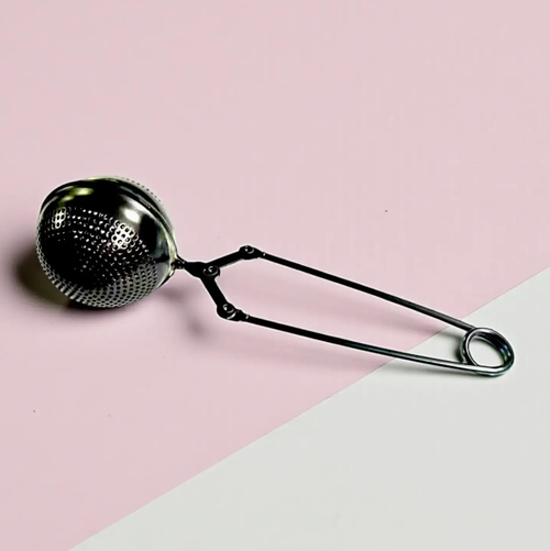 Stainless Steel Tea Strainer - Black