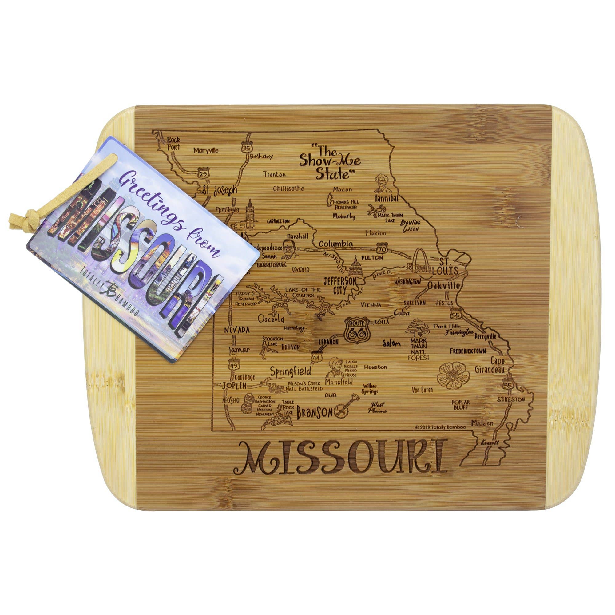 A Slice of Life Missouri Cutting & Charcuterie Board