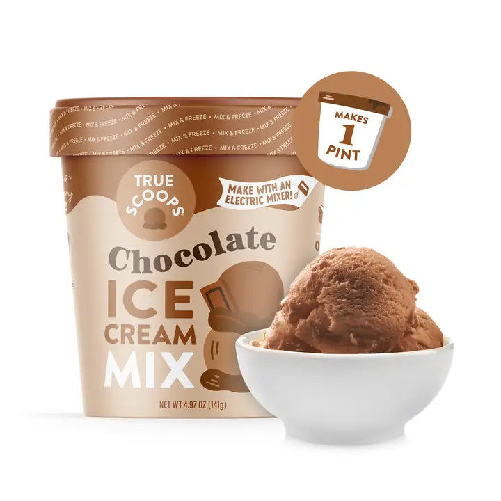 True Scoops Chocolate Ice Cream Mix