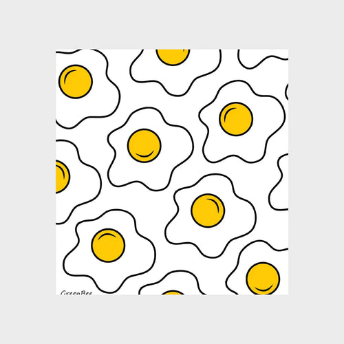 Fried Egg Swedish Dishcloth | Reusable Paper Towels