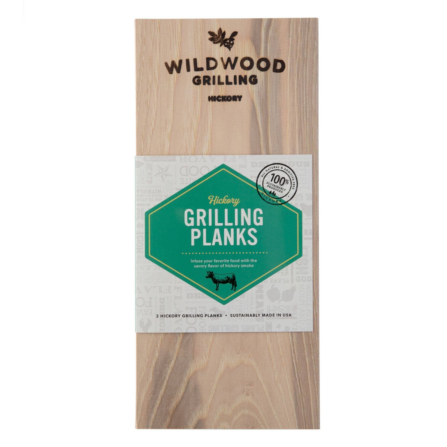 2-Pack of  5"x11" Grilling Planks (3 Flavors Available)
