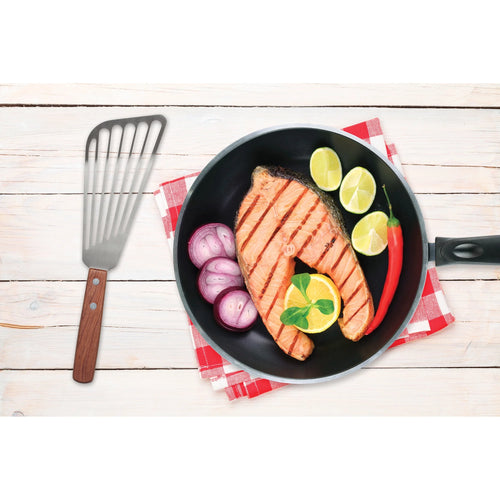 Fish Spatula – Slotted Angled Stainless Steel Turner | Maine Man