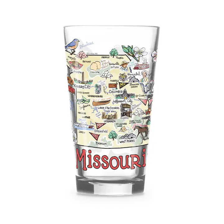 Fishkiss Missouri Glass - 16oz