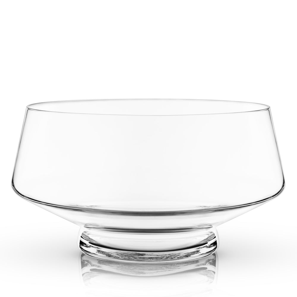 Footed Glass Punch Bowl | Viski