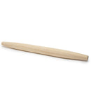 Wooden rolling pin on a white background
