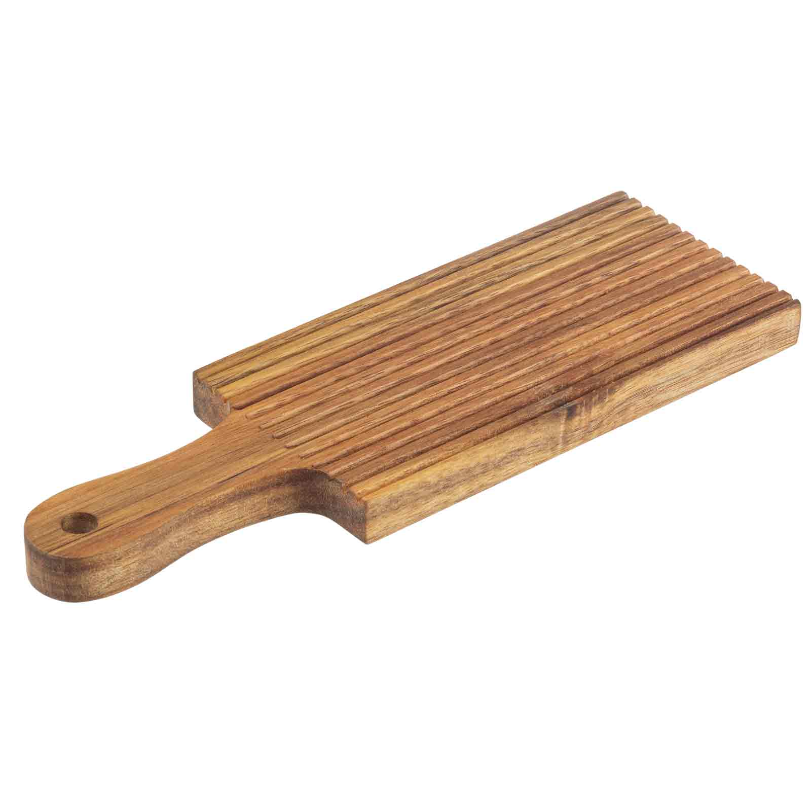 Gnocchi rolling board on a white background