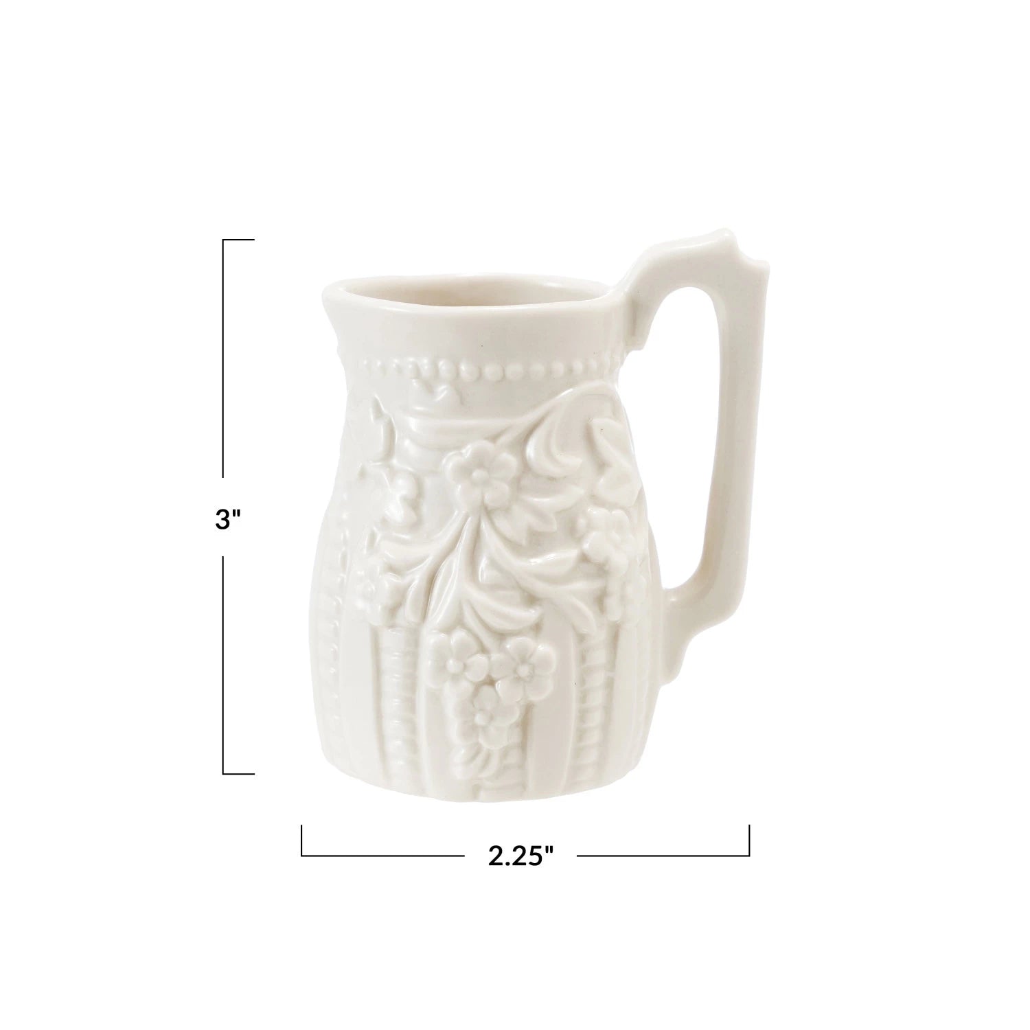 Half Pint Floral Creamer