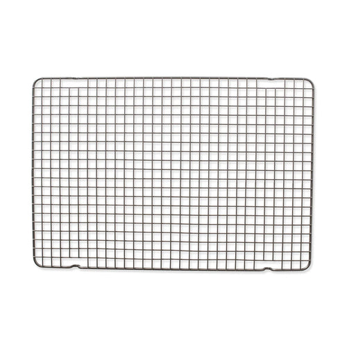 A cooling rack on a white background.