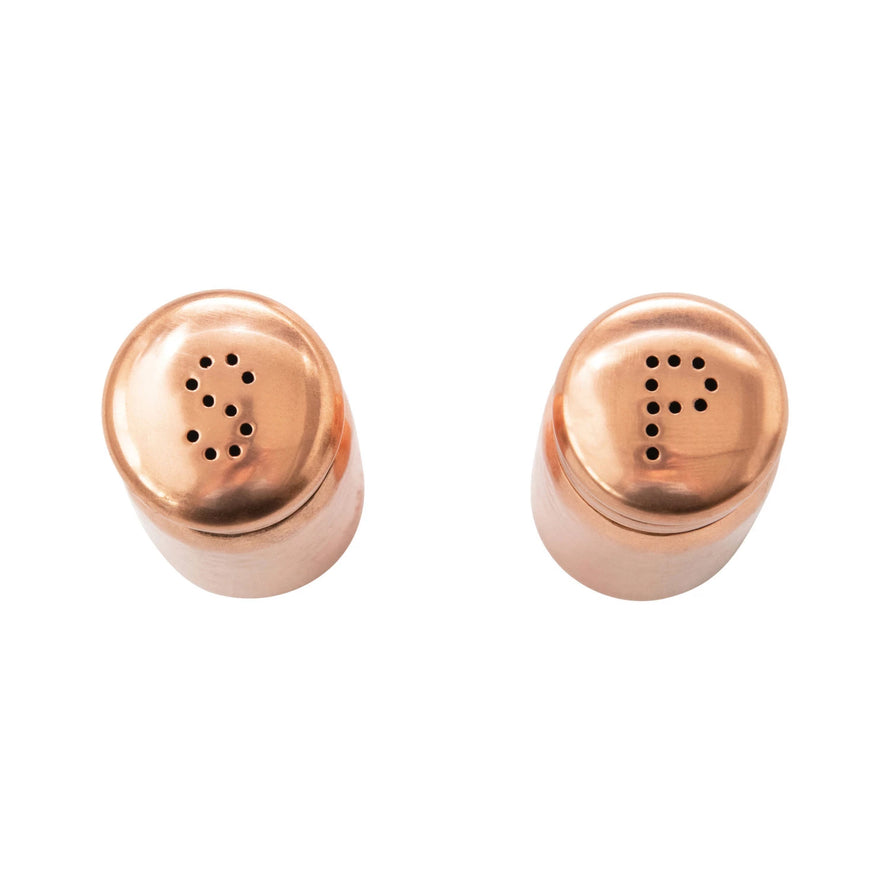 Hammered Salt and Pepper Shakers - Set of 2