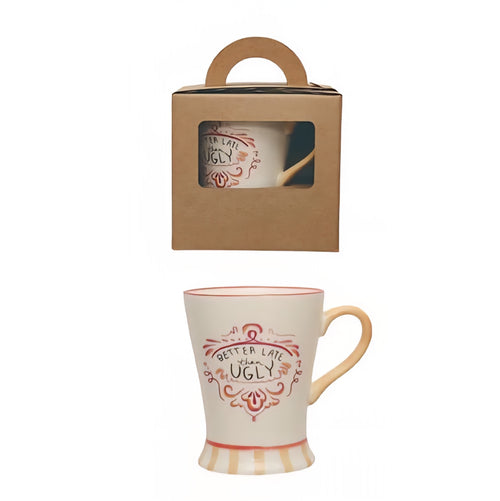 Hand Painted Stoneware Sweary Mug | Hazel Mazel