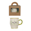 Hand Painted Stoneware Sweary Mug | Hazel Mazel