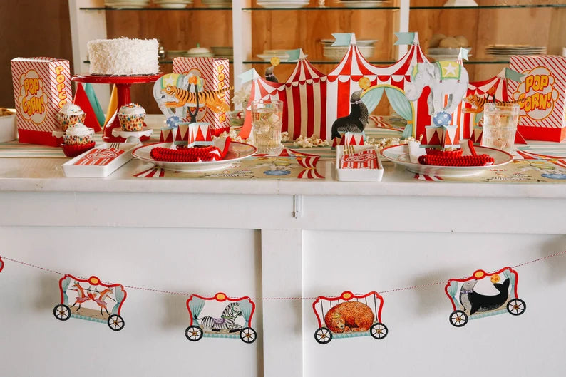Die-cut Circus Tent Centerscape | Hester & Cook