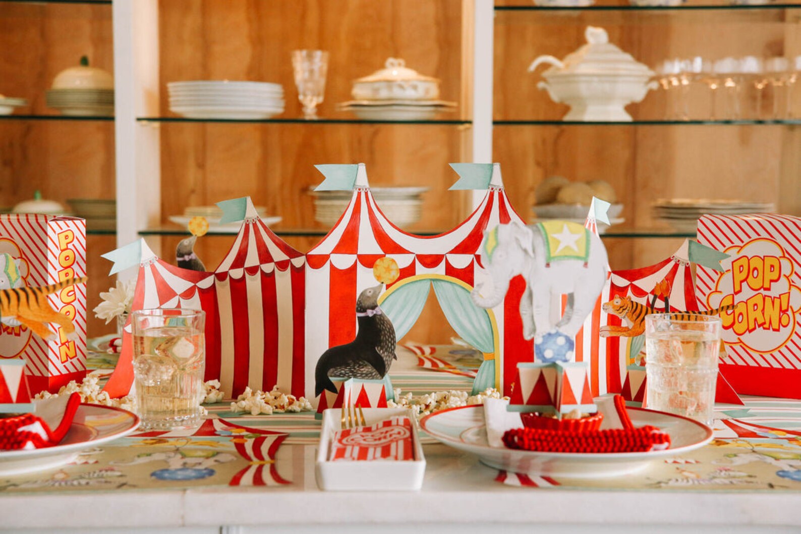 Die-cut Circus Tent Centerscape | Hester & Cook
