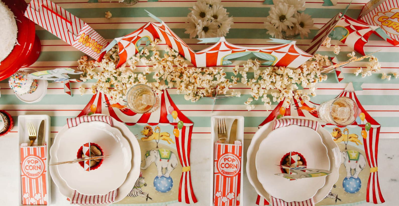 Die-cut Circus Tent Centerscape | Hester & Cook