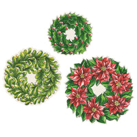 Holiday Wreath Serving Papers | Hester & Cook
